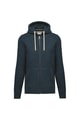 Dames Hoodie met rits Vintage Kariban KV2307 NIGHTBLUEHEATHER